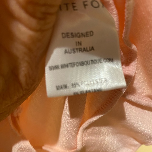 Women’s White Fox top. Size large. Worn one time. - Picture 2 of 8